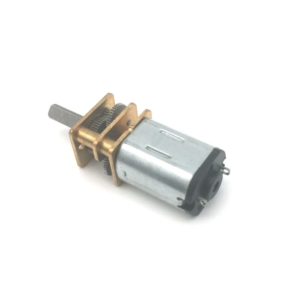 30/50/100/200/300RPM N20 Micro Speed Gear Motor DC 6V 12V Reduction Gear Motor Gear Reducer Motor for Car Robot Model