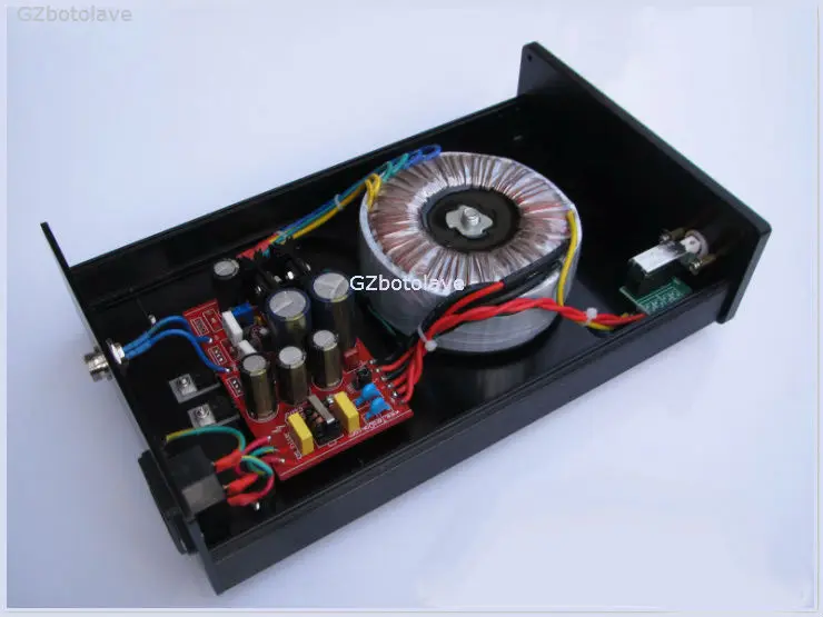 O amplificador de potência GZbotolave Teradak Pathos Aurium HiFi 12V5A tem uma febre