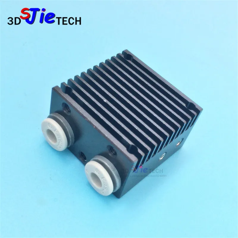 

3D Printer parts Multi Color Cyclops/Chimera 2 In 1 Out j-head TEVO heatsink Aluminium Block black /silver