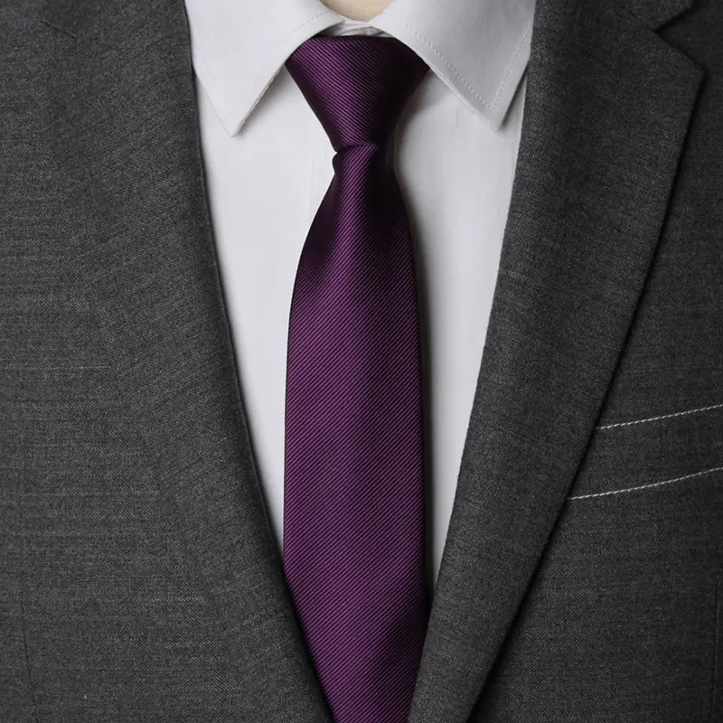 Männer Krawatte Reißverschluss Faule Krawatte Fashion Solid 6 cm Krawatten Business für Mann Gravatas Taschentuch Bowtie Herren Hochzeit Hemd Zubehör