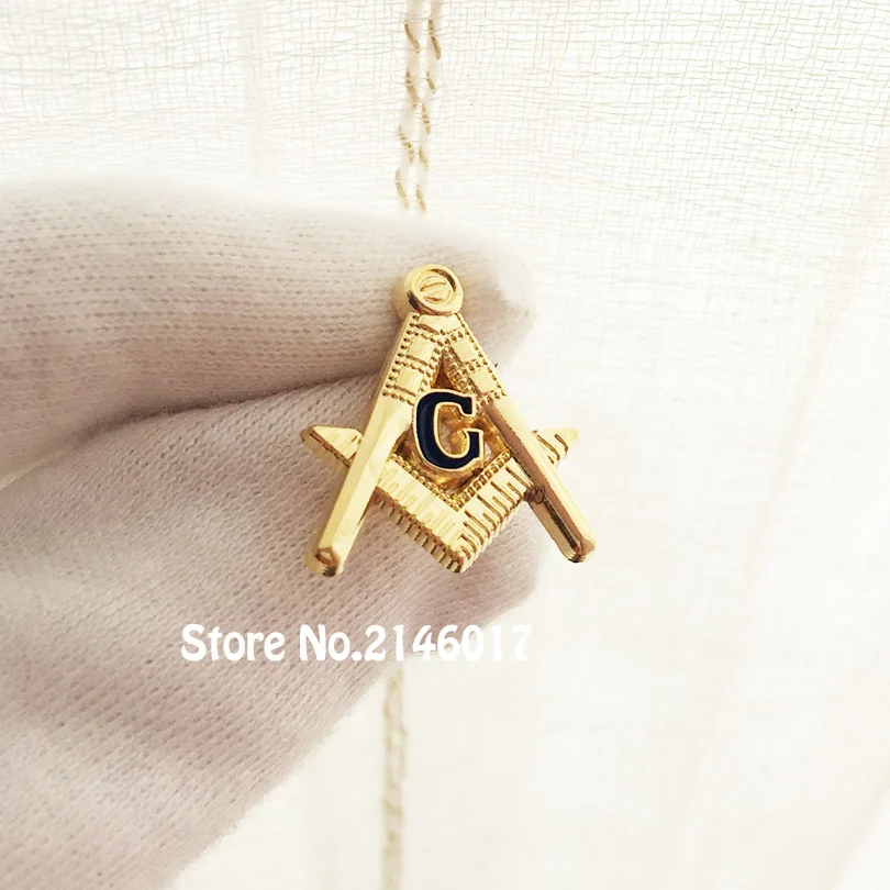 10pcs Square and Compass G Lapel Pin Freemasonry Pins Masonic Free Masons Brooches Metal Craft Custom Making Badge Blue Lodge