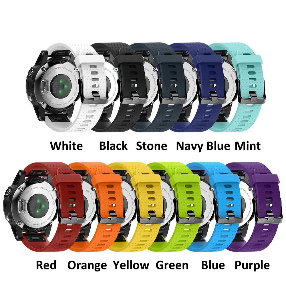 20mm Silicone Watch Strap for Fenix 5S 6S Watch Band  Watchbands for Fenix 6S/6S Pro/5S Plus Watches Accessories