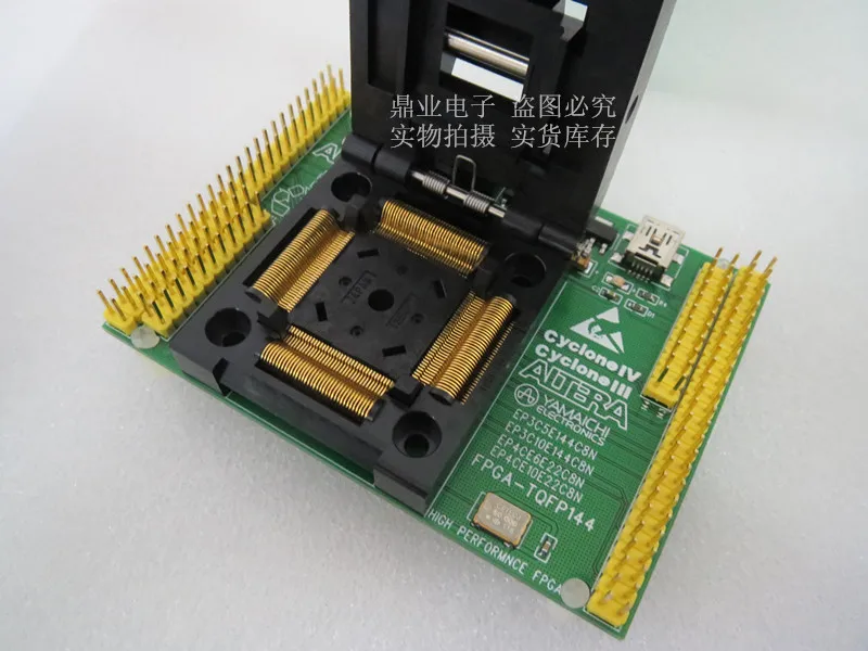 Clamshell EP3C5E144C8N EP3C10E144C8N EP4CE6E22C8N EP4CE10E22C8N from YAMAICHI TQFP to DIP144 1-144PIN FPGA-TQFP144