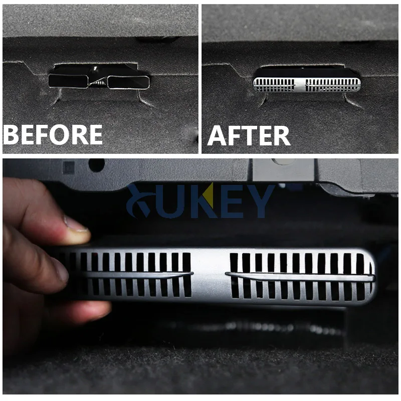 For Holden Chevrolet Chevy Trax Tracker 13-19 Under Seat Rear Heater Floor AirConditioner Duct Grille Vent Outlet Cover Frame