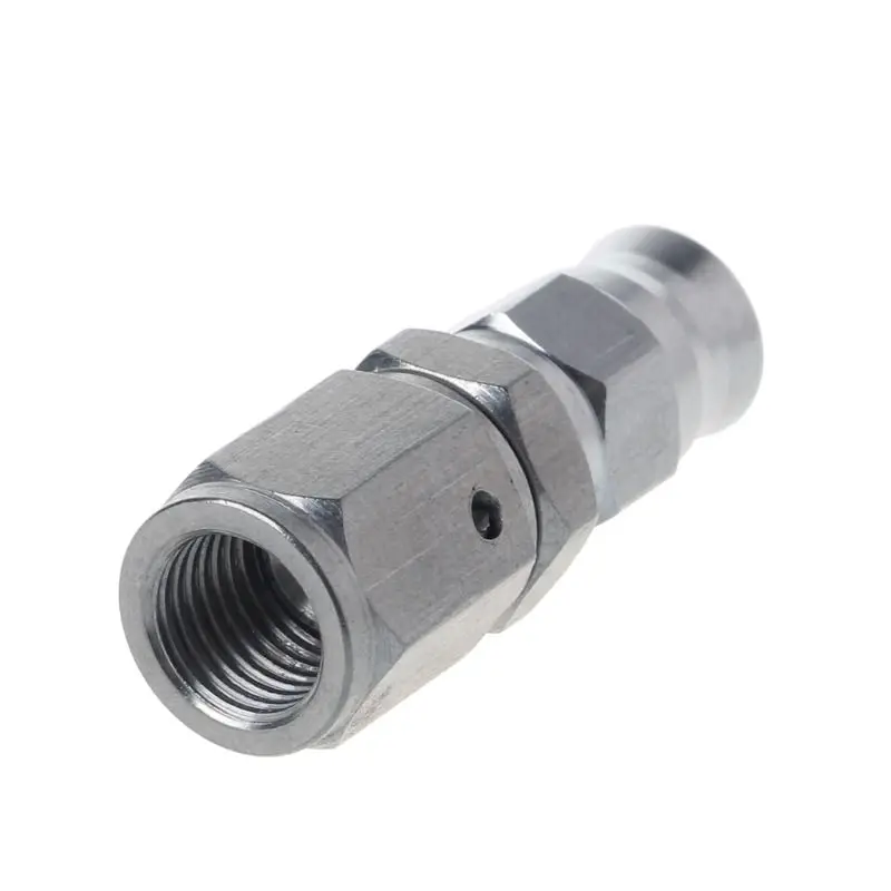 CNC Machined AN -3 Hose to M10x1.0 Straight Stainless Steel PTFE Custom Brake Clutch Hose Fitting for car accessories