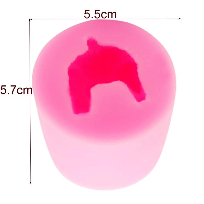 S029 Cute Bear Candle Silicone Soap Mold Fondant Chocolate Candy Crystal Epoxy UV Resin Clay Plaster Concrete Moulds