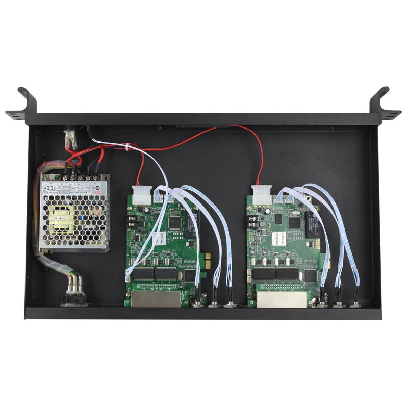 Светодиодная внешняя отправляющая коробка lct800 с 2 отправляющими картами Nova MSD600 для светодиодного большого экрана для улицы P10