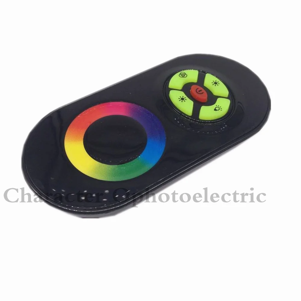 LED RGB Controller 12V 24V 18A 3 Channels Black White RGB Touch Controller for SMD 5050 RGB LED Strip Light