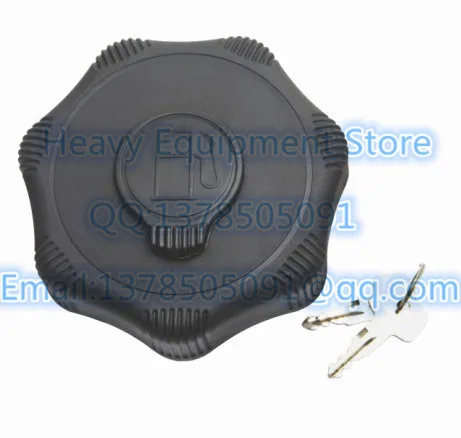 Fuel Tank Cap Cover with 2 Keys For Liebherr Excavator Part Number 7041664