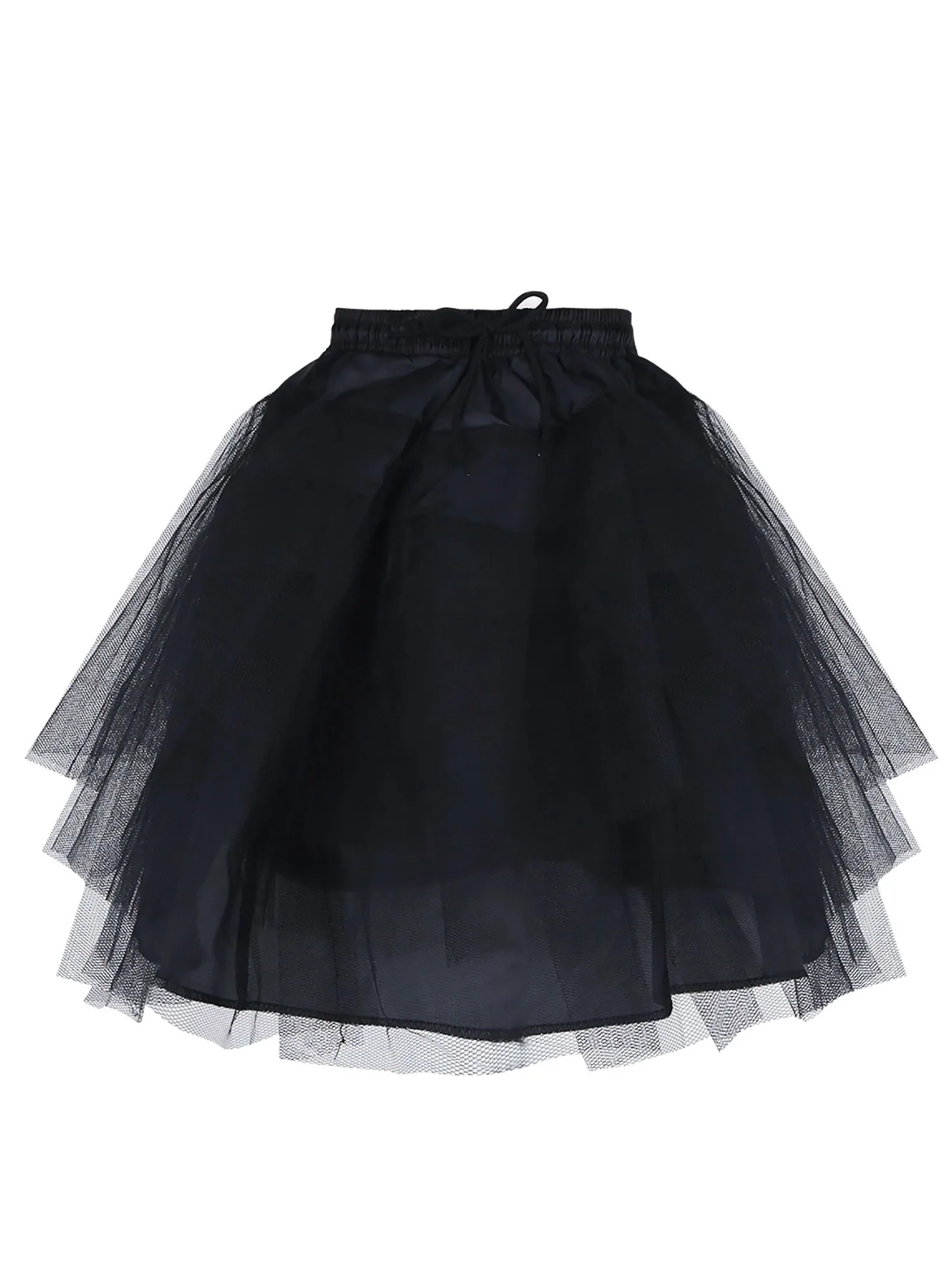 Robe à fleurs 3 couches pour petites filles, jupon en filet, sous-jupe Crinoline, robe de mariage