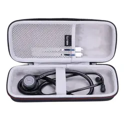 LTGEM-estojo rígido para estetoscópio Littmann Classic III monitoramento, transporte à prova de choque, EVA, impermeável, 3M, 5803