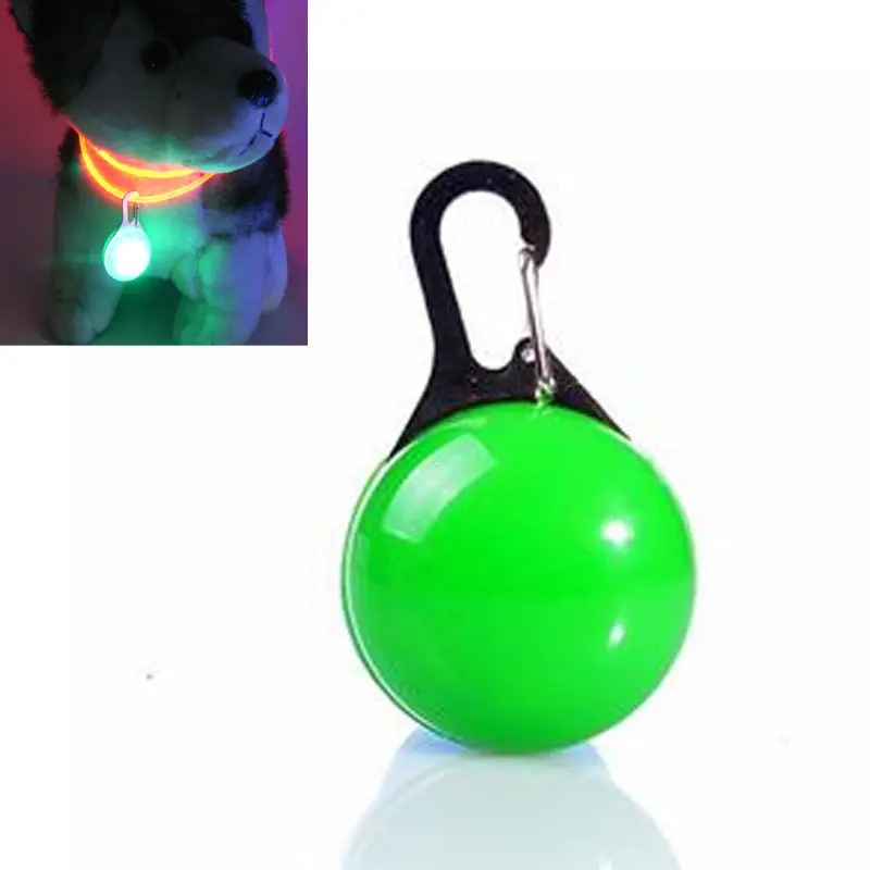 Bright Pet Night Safety LED Flashlight Push Button Switch Glow In The Dark Bright Pet Dog Collar LED Glowing Collar Pet Supplies