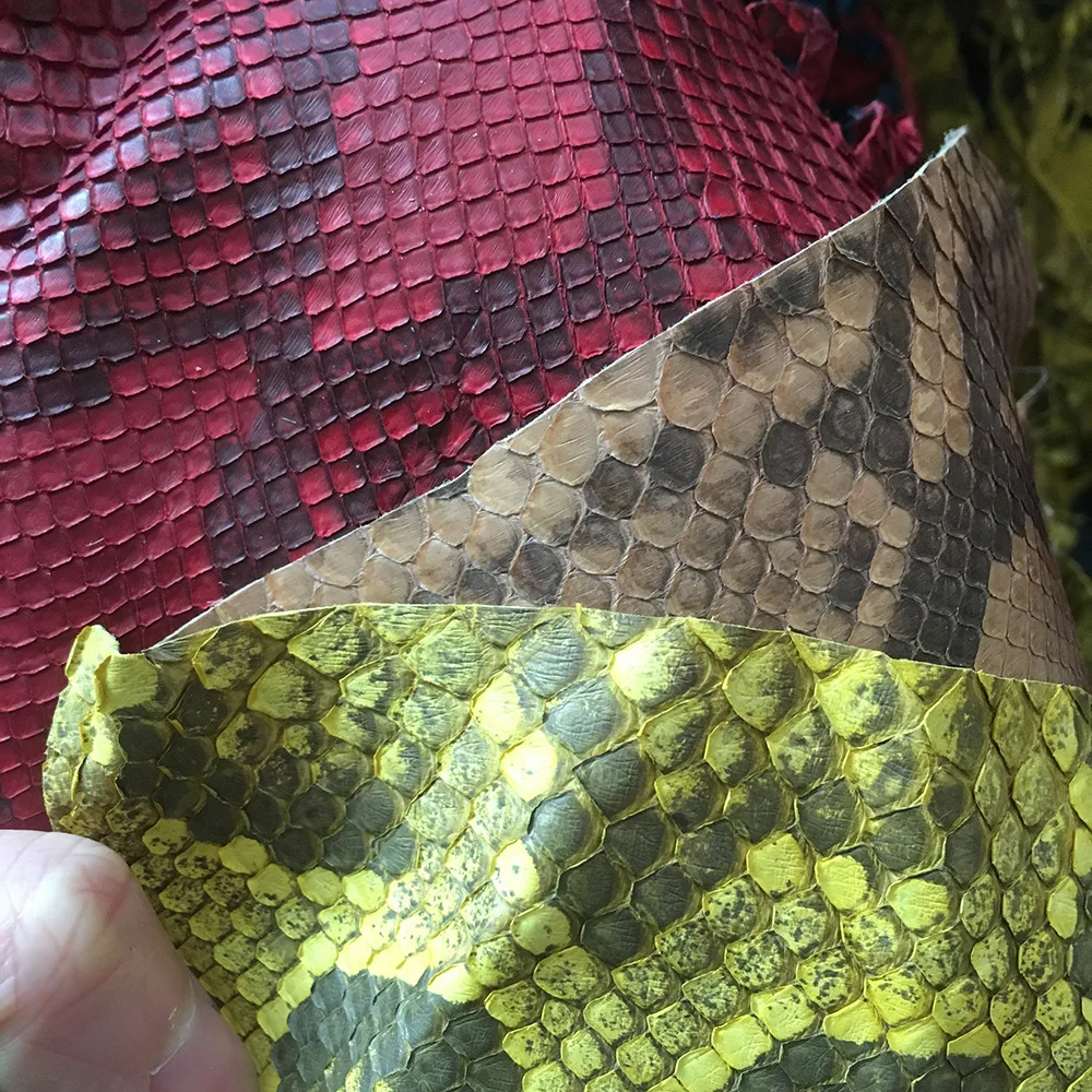 BC luxury gentleman gift leather jewelry rnatural Python skin bracelet DIY
