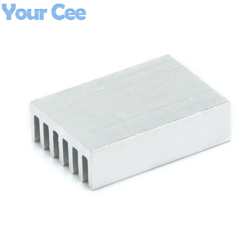 20pcs/2pcs 20*14*6mm Radiator Heatsink Cooler Cooling Fin Aluminum Heat Sink Chip, LED, Power IC Transistor Module 20x14x6mm