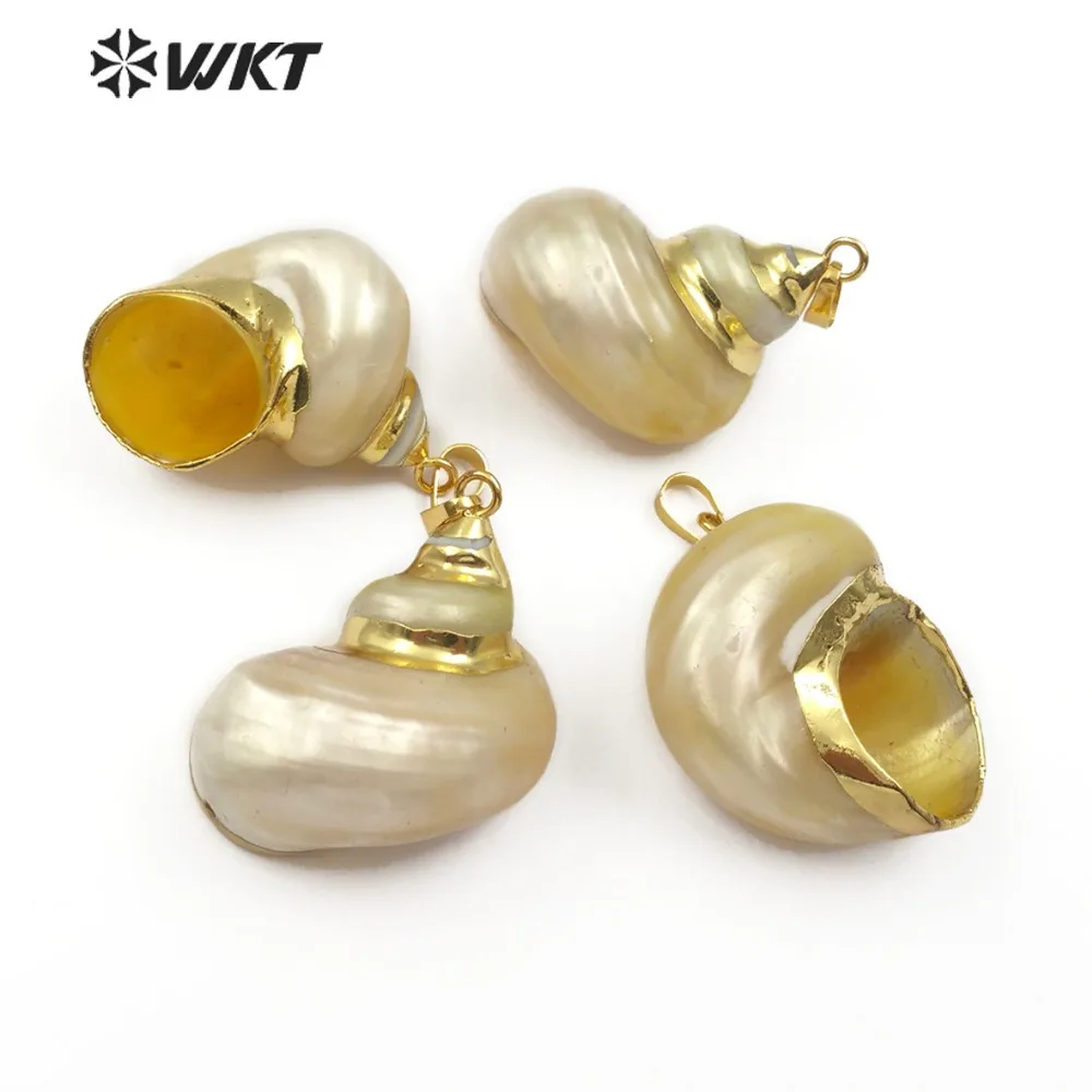 

WT-JP090 Classic Design Of Small Natural Shell Necklace Pendant Shell Women's Necklace Connector