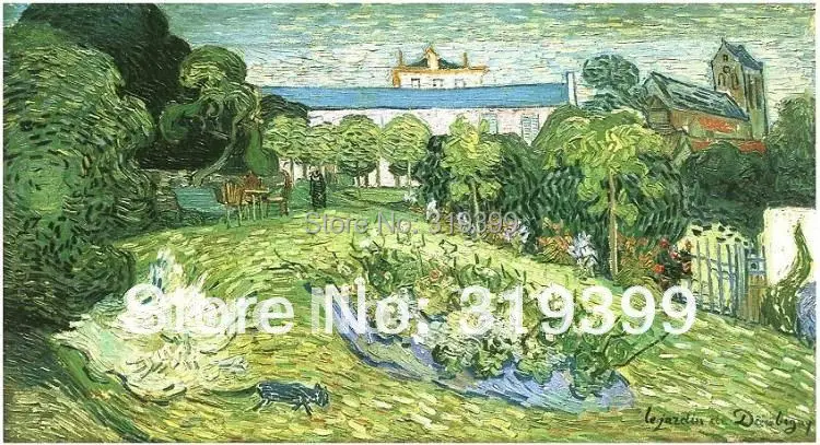 

Vincent Van Gogh Oil Painting reproduction,Daubigny's Garden by vincent van gogh,100% handmade,Free DHL Shipping