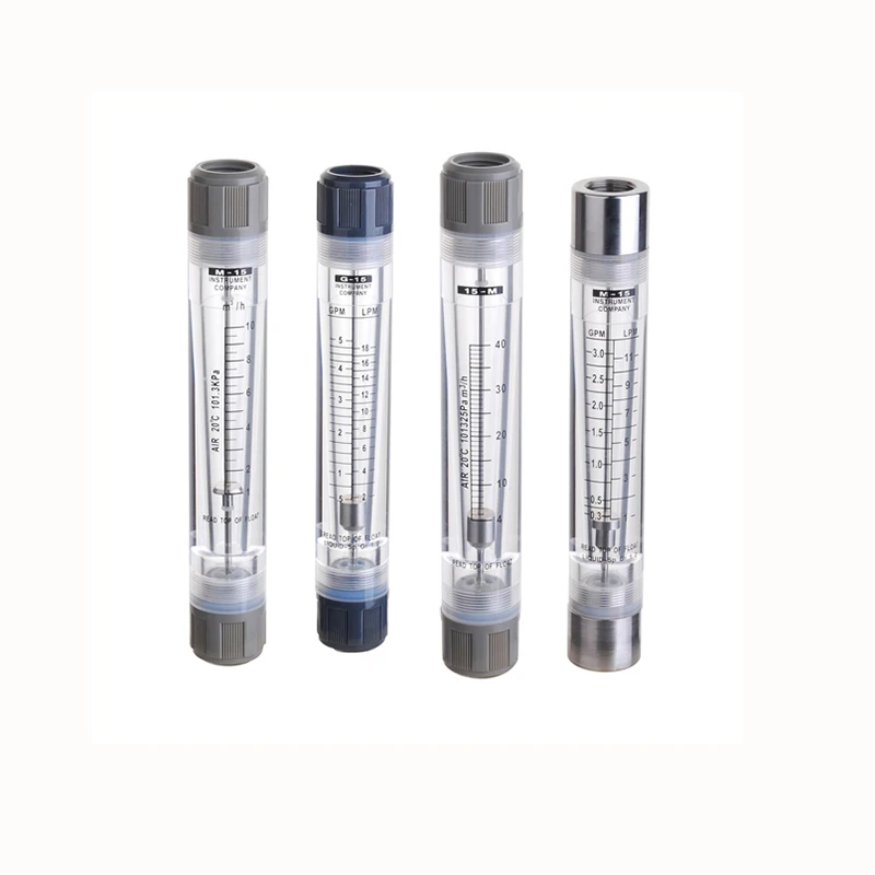 PMMA Liquid Flowmeter Water Flow Meter 1/2\