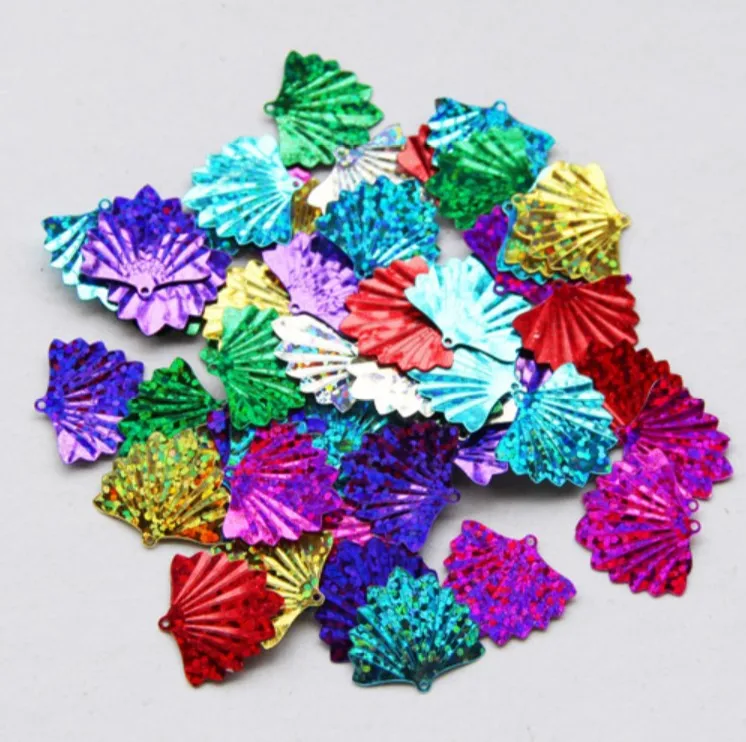 shell sequins DIY jewelry accessories stage clothing shoes and hats accessories mixed color laser sequins