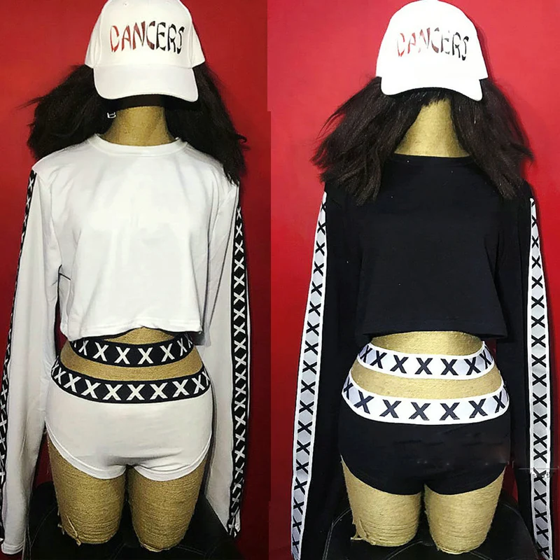 Jazz Dance Costumes Ladies Nightclub Singer Dj Ds Dancer Women Pole Dancing Clothes Hip Hop Gogo Rave Outfit Stage Wear DT1053
