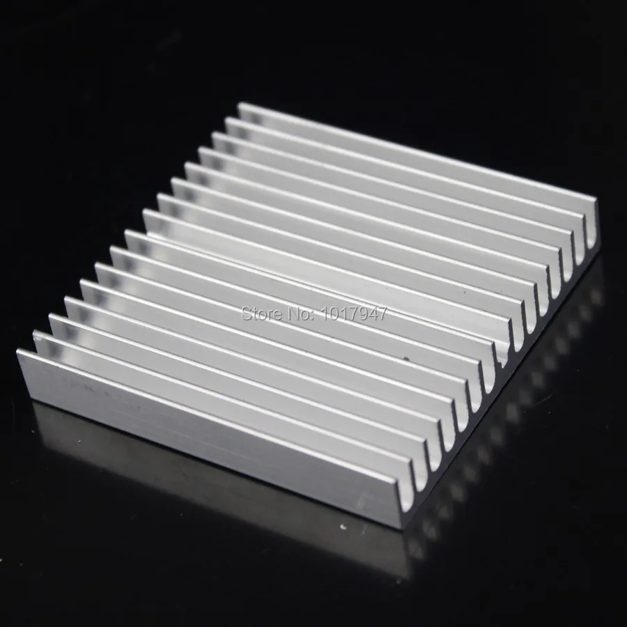 200pcs lot Gdstime 60x60x10mm adhesive Aluminum Heat Sink For Memory Chip IC