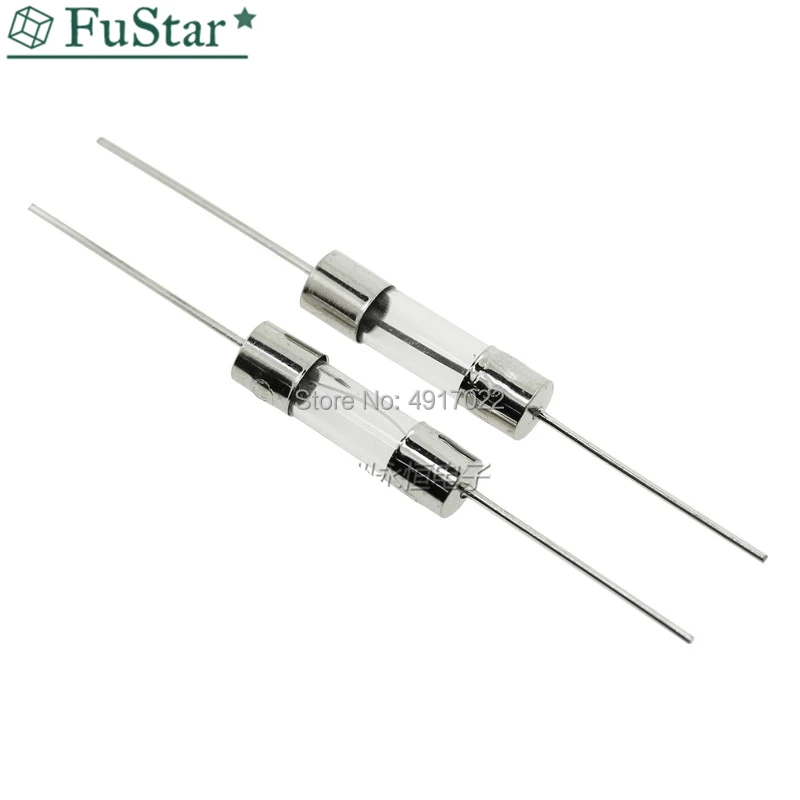 20pcs 5*20mm Take the Lead Fast break Glass Fuse Tube With a pin 5x20mm 250V 1A 2A 3A 4A 5A 6A 6.3A 8A 10A 15A 5*20 mm Hot