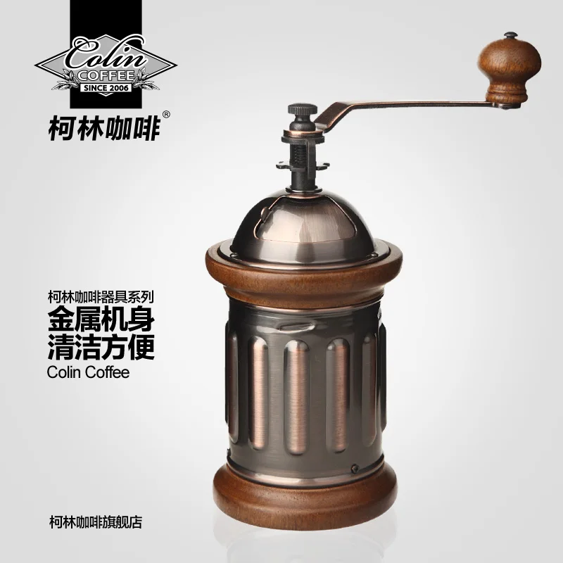 

Taiwan Vintage Hand Grinder Solid Coffee Grinding Machine Coffe Tools Cast Iron Core Free Shipping