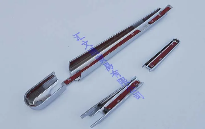 ABS 크롬 후면 윈도우 와이퍼 암 블레이드 커버 트림 오버레이 깍지 몰딩 가니쉬, 마쓰다 CX-5 CX5 2017-2020 용 자동차 액세서리