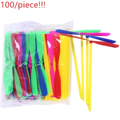 100 pieces/children's outdoor toys, flying fairy, bamboo raft, hand-cranked helicopter, baby hand coordination movement, holiday