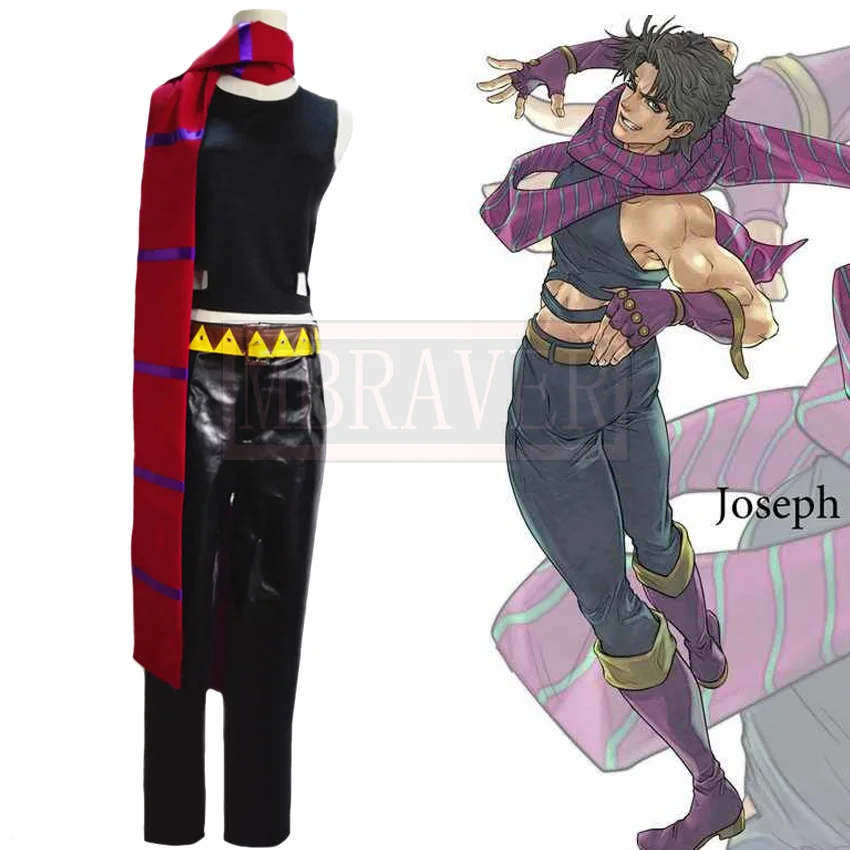 

Joseph Joestar Cosplay Costume Halloween Uniform Outfit Customize Any Size