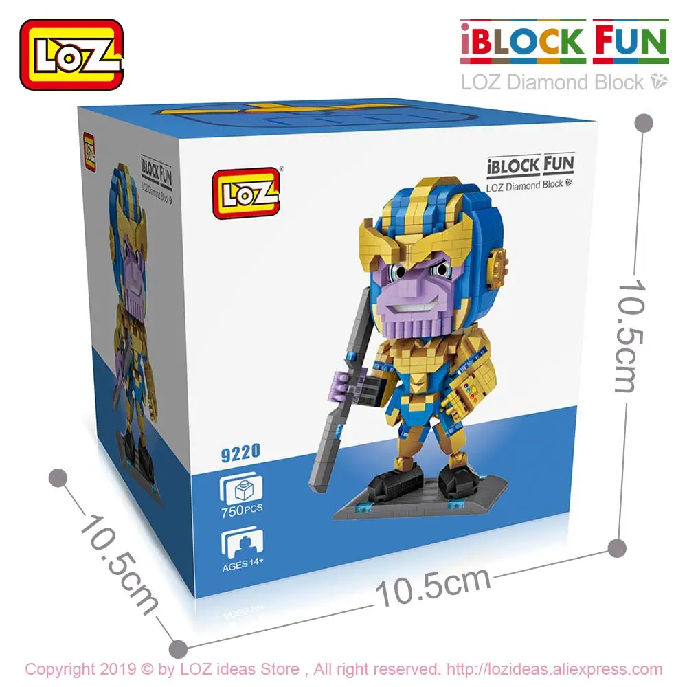 LOZ Diamant Blokken Super Hero Iron Movie Characters Plastic Bouwstenen Model Educatief Speelgoed voor Kinderen Penhouder DIY