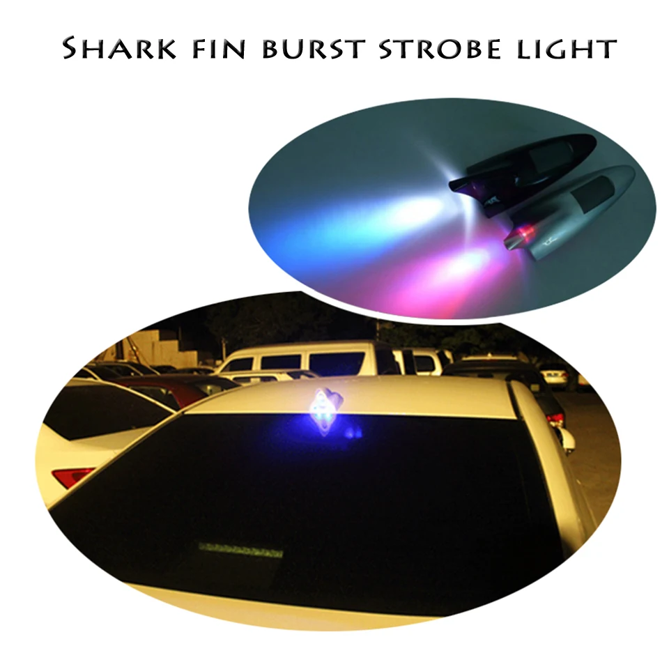 ZDPARTS Car LED Antenna Decoration Shark Fin Aerials For BMW E46 E39 E60 E90 E36 F30 F10 X5 E53 E34 E30 Mini Cooper Lada Granta