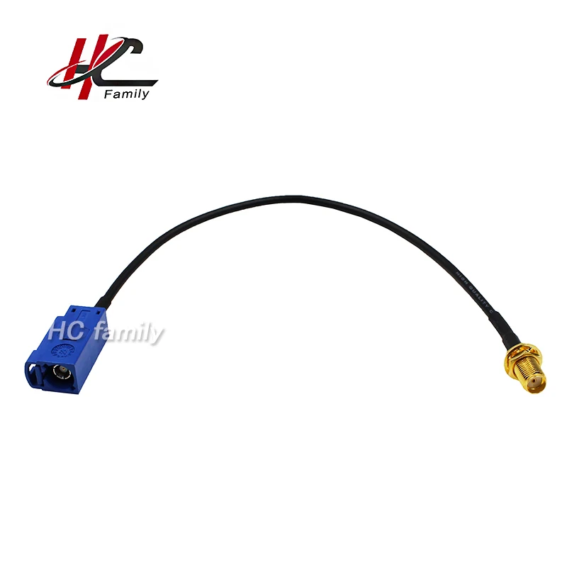 

gps car Fakra C Fakra D female jack to SMA female jack cable RG174 20cm 7.8in