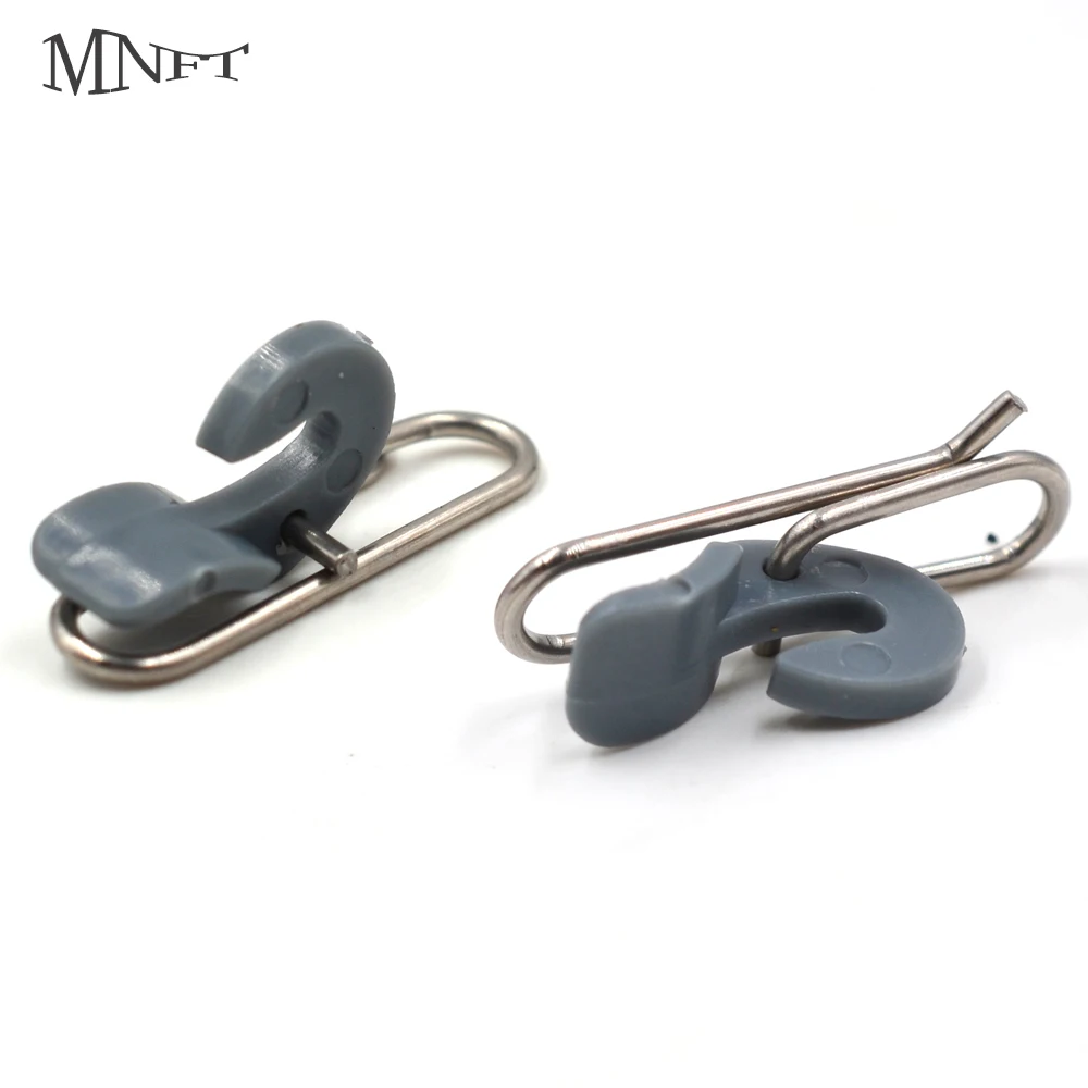 MNFT 20PCS  Stainless Steel Impact Bait Clip Fishing Accessories Fishing Sea Fishing Impact Hook Bait Clips