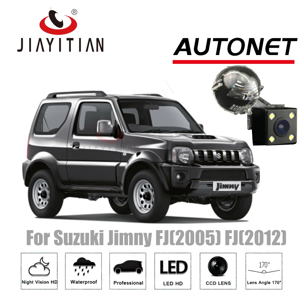 

JIAYITIAN Rear View Camera for Suzuki Jimny XL-7 Grand Vitara SX4 S-Cross CCD Night Vision Reverse Camera Plate Lamp camera