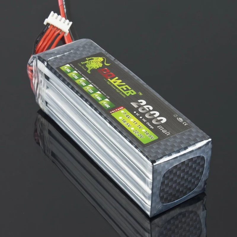 1pcs Lion Power 14.8V 2600MAH 30C max 35C LiPo RC Battery For airplane