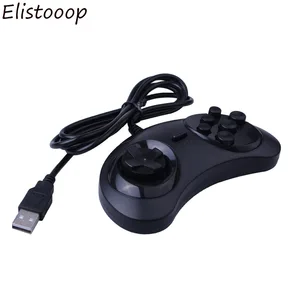 Sega-Classic Wired USB Game Controller, Classic Gamepad, Joypad for Sega, Genesis, MD, PC, 2, Y1301, Mac, Mega Drive, New, 6 Buts 12 Main Sales Mega Drive Control - №3