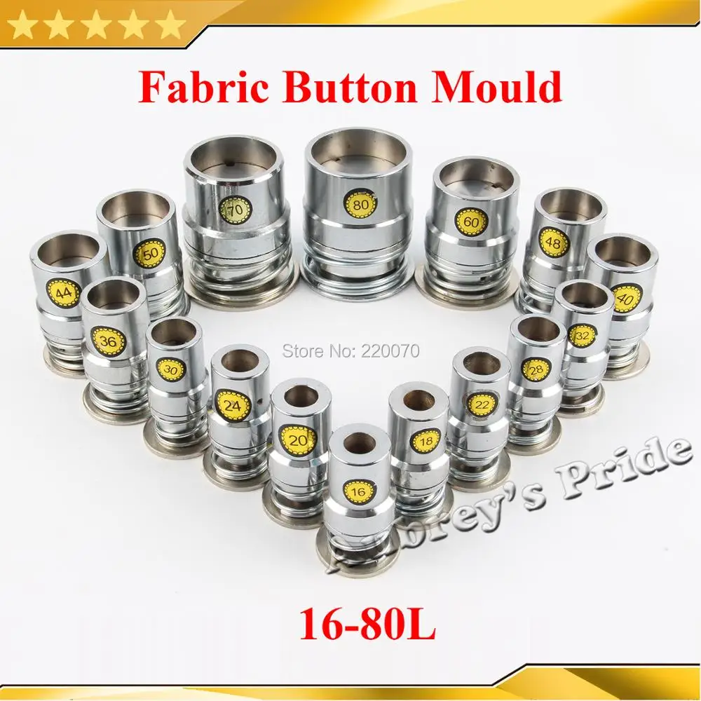 Free CP some 16L-80 90L Fabric Covered Button Grommet Press Machine Dies Mold Handmade Fabric Button Tool Die wholesale