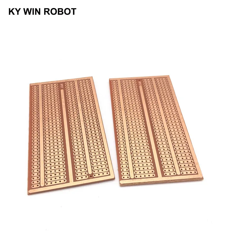 2pcs/lot DIY Prototype Paper PCB Universal Experiment Matrix Circuit Board Two Holes Three Connected Hole Four Holes 5x9.5CM