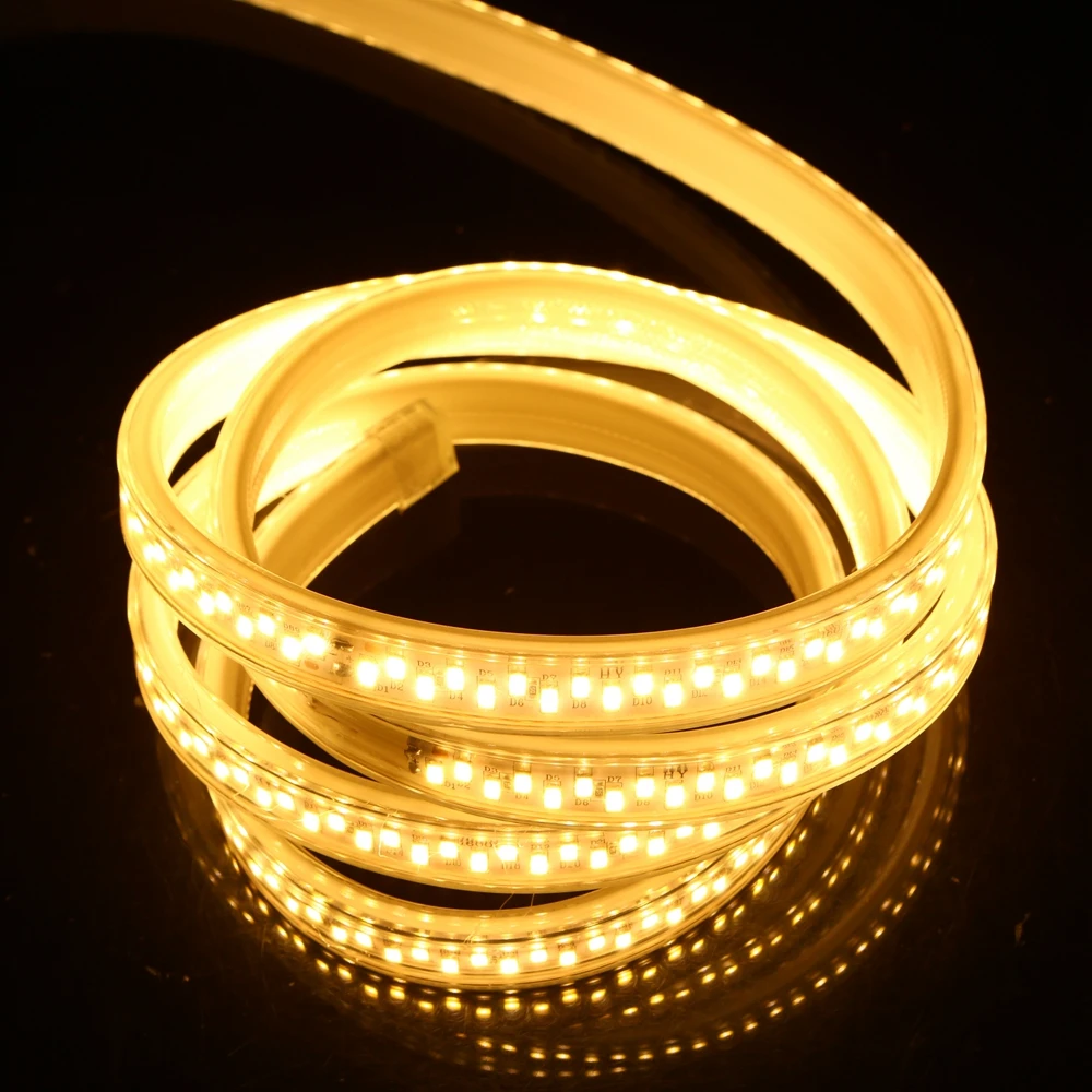 180led/m LED Strip Tape Waterproof  5730 Strips Light SMD 5630 220V 240V With Power Plug White/Warm White 100m 50m 10m 20m