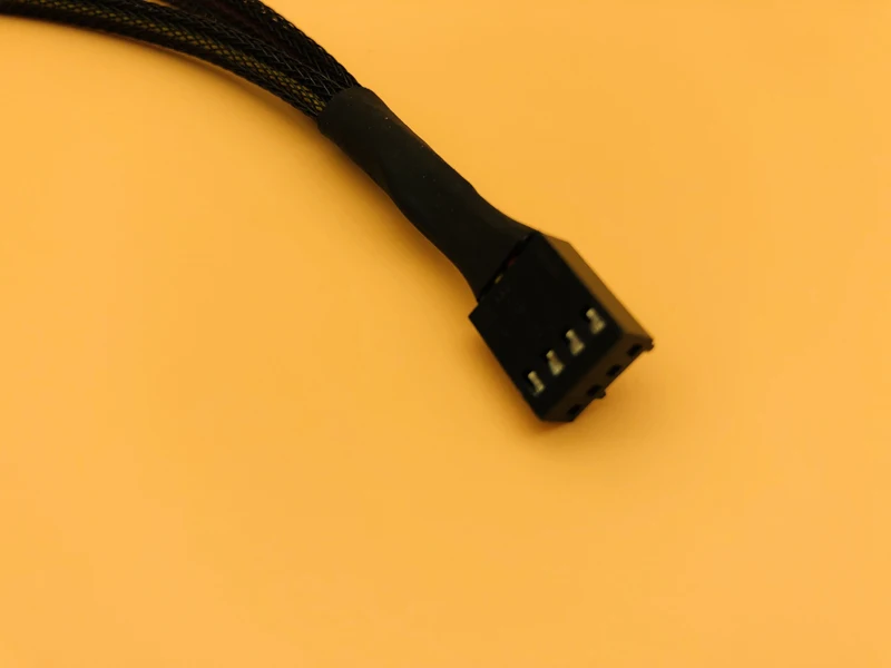 5 PCS 30 ซม. พัดลมคอมพิวเตอร์สาย 4Pin หญิง Y - Splitter คู่ 3/4 พินเมนบอร์ดพัดลมเชื่อมต่อ Splitter Power Cable Adapter