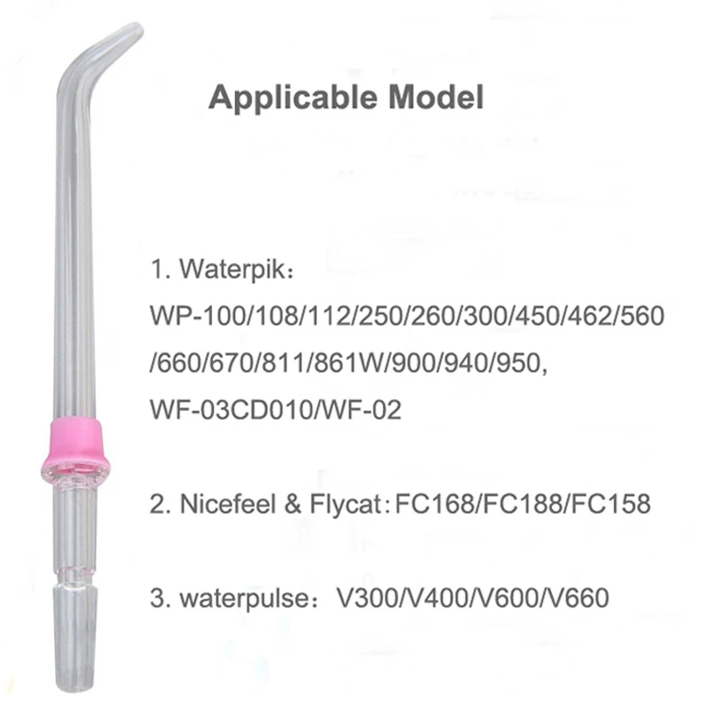 3 pezzi di ricambio punte a getto classico adatte per irrigatore orale Waterpik ugello Standard per Flosser d'acqua massaggio gomma denti solidi