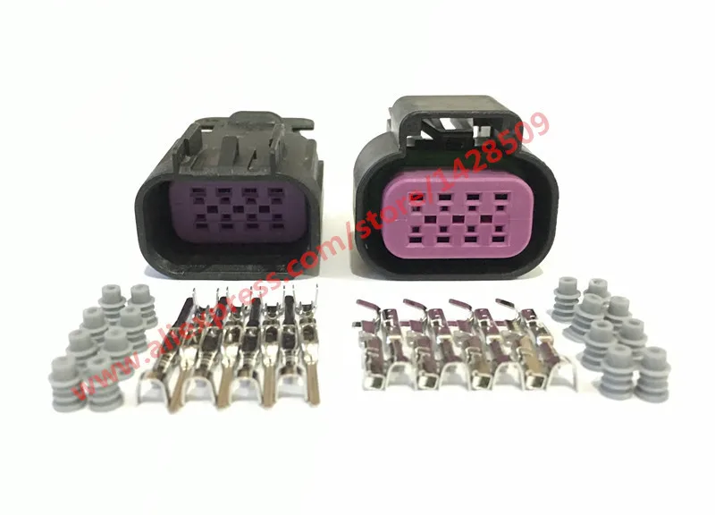 1 Set Delphi GT Series 8 Pin 15326835 / 15326839 Female Male Automotive Connector For BMW Citroen Chevrolet Hyundai Hummer H3