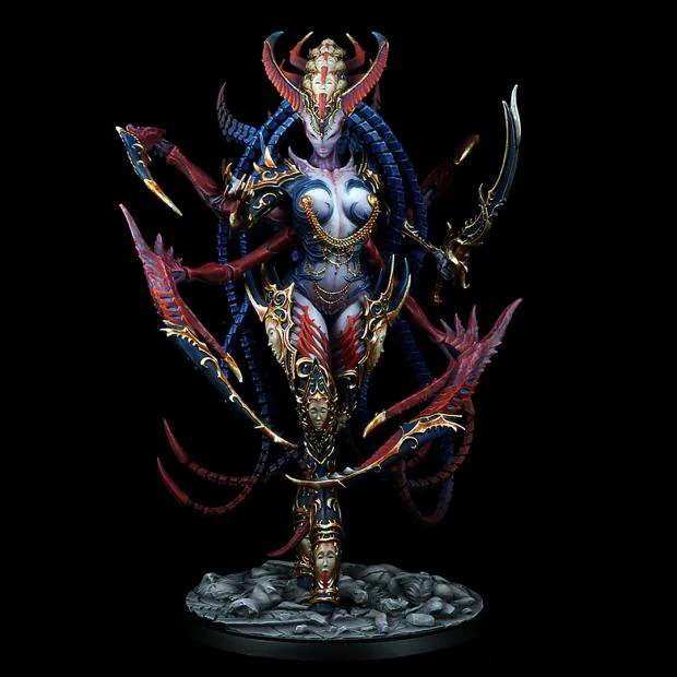 

New Unassembled 185MM Dark Queen of Ecstasy 185mm WITH BIG BASE Resin Kit DIY Toys Unpainted resin model