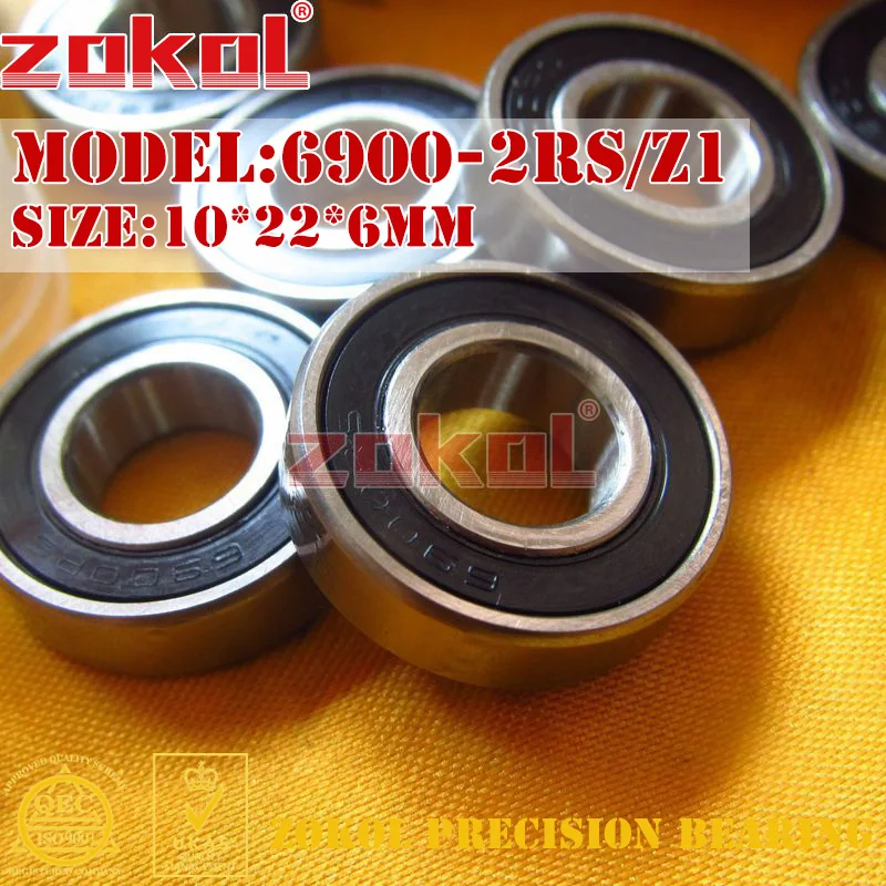 ZOKOL 6900 69016902 6903 6904 6905 6906 ZZ 2RS Thin Wall Deep Groove Ball Bearings