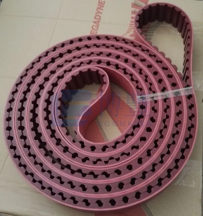 Origina MEGADYNE Bottom Timing belt 50-AT20-8120+2APL ZXM-SM10 Double edging Machine,Polyurethane synchronous,Transmission belt