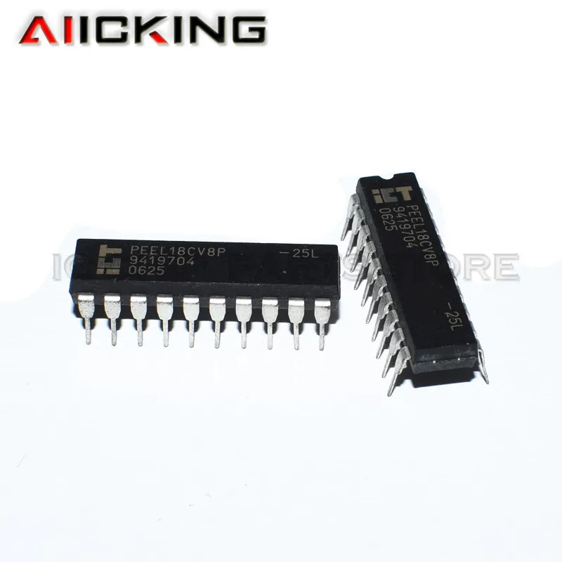 10/pçs PEEL18CV8P-25L PEEL18CV8P-25 18cv8p-25 peel18cv8p dip20 chip ic original em estoque