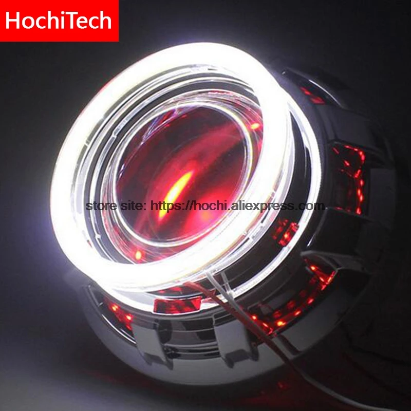 Excellent 2pc  Rings Angel Eye car Headlight COB 60/70/80/90/100/110/120 mm Lampshades Bright auto drl Angel Eyes Motorcycle