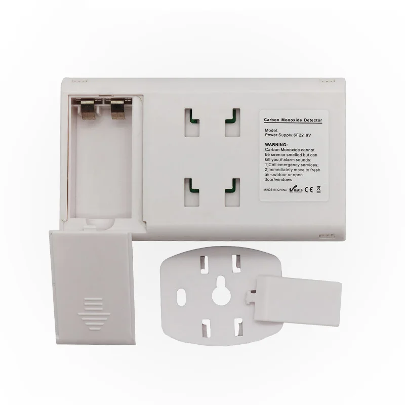 CO газовый датчик, детектор работает отдельно со встроенной сиреной 85 дБ, независимое Отравление угарным газом, детектор сигнализации с ЖК-дисплеем