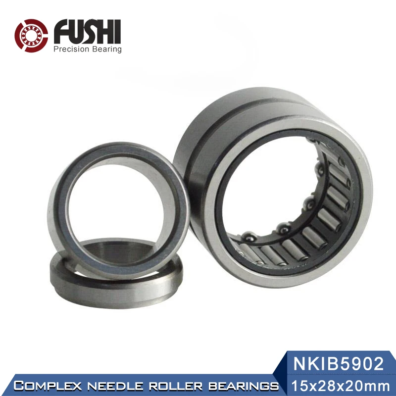 NKIB5902 Complex Bearings 15*28*20mm ( 1 PC) Needle Roller Angular Contact Ball Bearing NATB5902 NATB 5974902