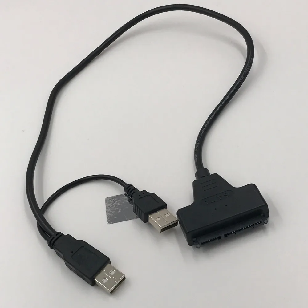 USB2.0 to SATA Data Cable Hard Disk Data Transfer Cable For 2.5 inch With Charing USB HDD Plug And Play 1Pcs